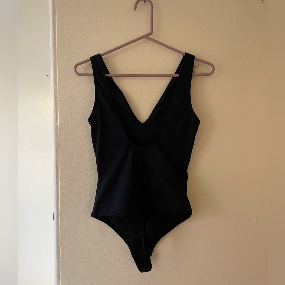 Cupshe Classic Black Bodysuit